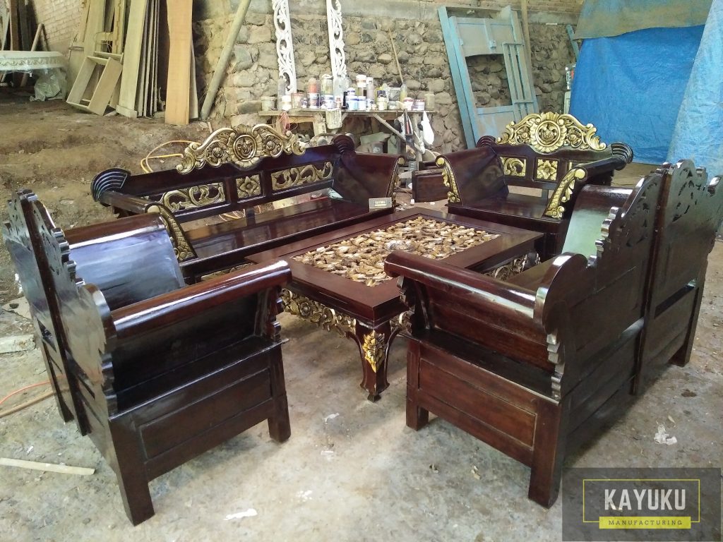 Kursi Tamu Sudut Minimalis Jati With Motif 2 - Mebel Kursi Tamu Sudut Minimalis Jati With Motif 2 - Mebel