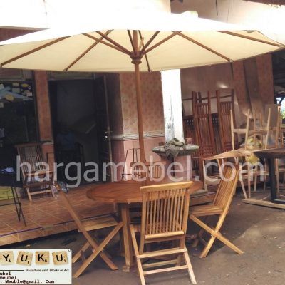 Set Meja Kursi Cafe Payung