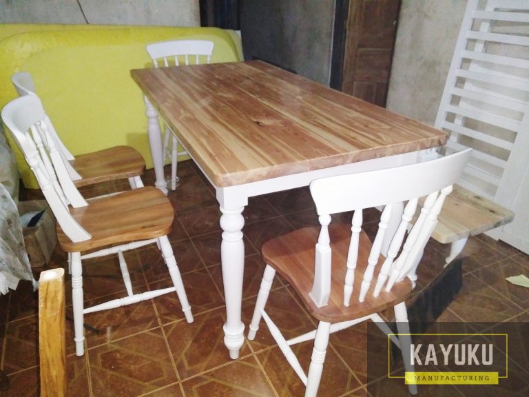 Set Meja Makan 4 Kursi 1 Bangku Minimalis - Mebel Jepara ...